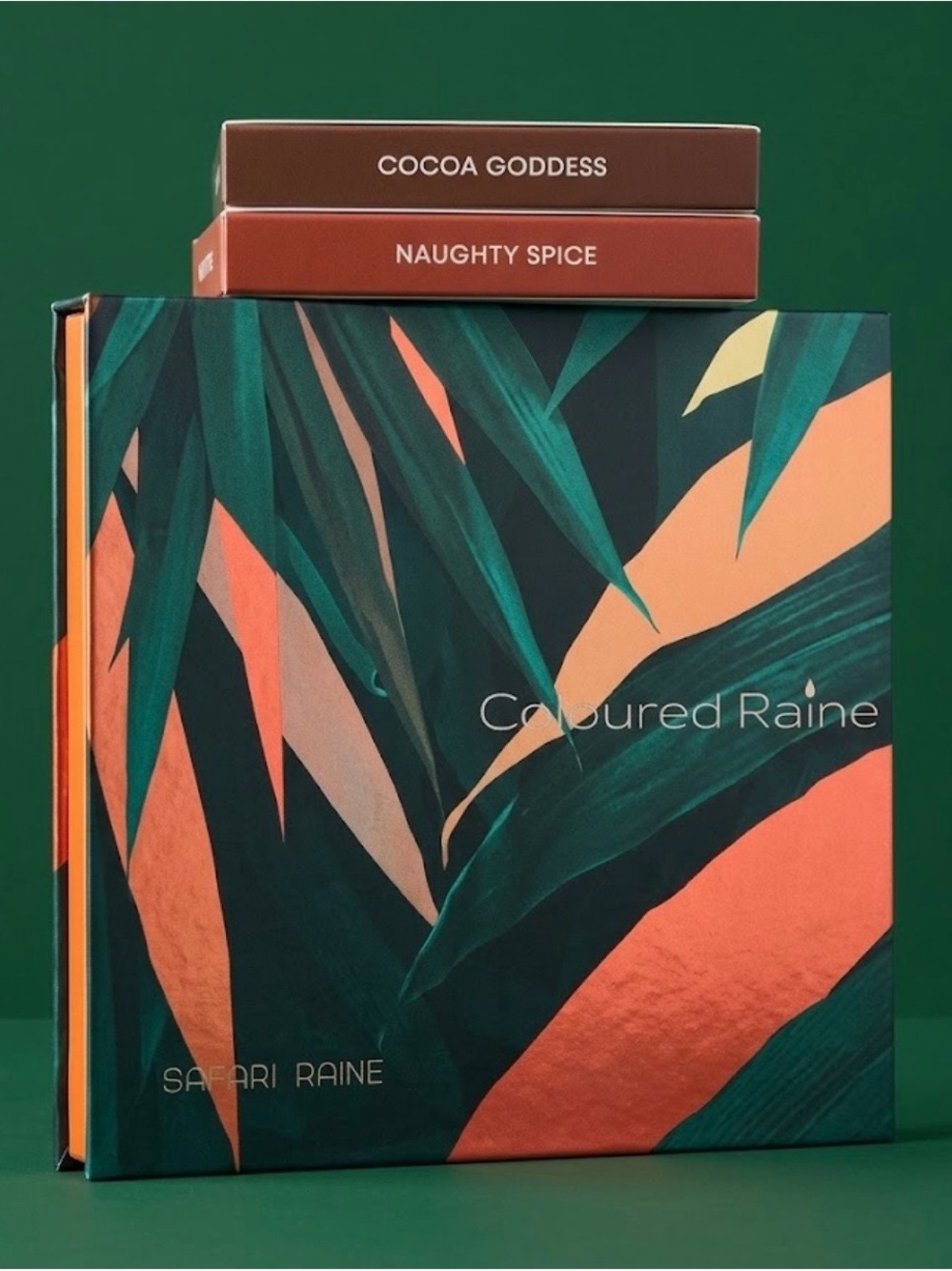 Coloured Raine~Safari Raine Eyeshadow Palette - Teal & Coral